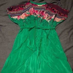 Anthropologie silk feel kimono